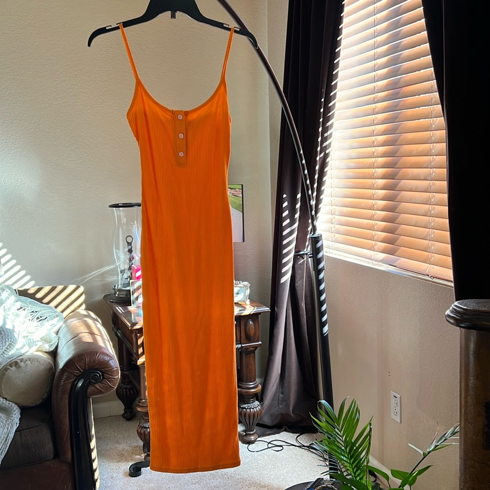 Orange dress